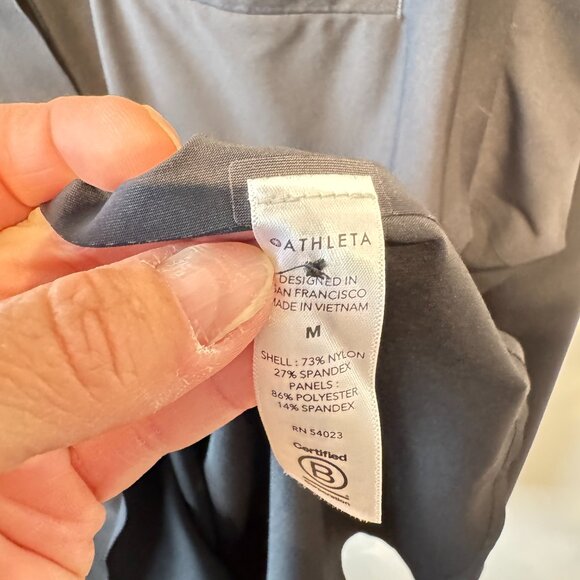 Athleta Urbanite Button Down Top in Black - Picture 4 of 7